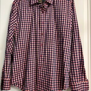Robert Graham Men's Checkered Shirt - Red and Blue